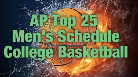 AP Top 25 Schedule